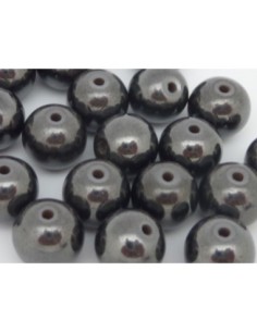 Perle hématite ronde 10mm