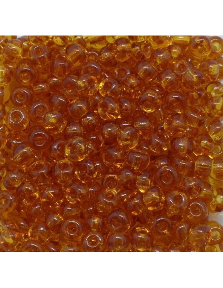 Perle de rocaille 4mm pour bracelet wrap couleur miel Perle de rocaille 4mm pour bracelet wrap couleur miel