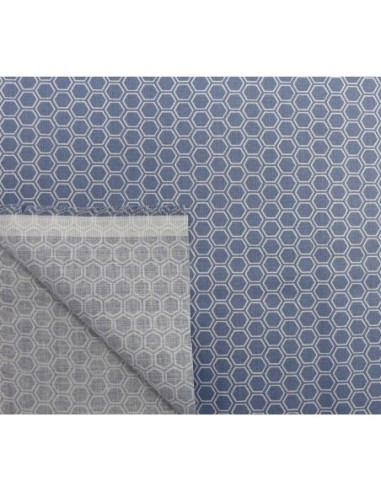 Tissus imprimé motif géométrique pas cher en coton