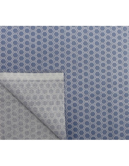 Tissus imprimé motif géométrique pas cher en coton