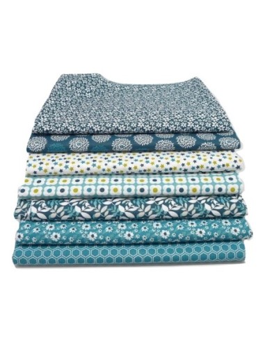 Tissus pour création couture pas cher en coton, tissus pour patch pas cher