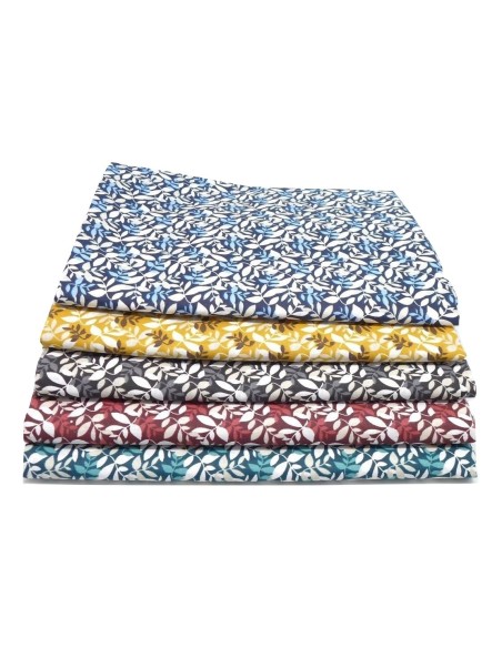 Tissus pour patch pas cher motif feuillage, diverses couleurs