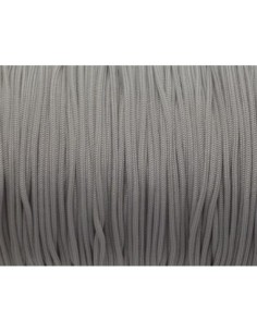 Fil nylon tressé gris clair 0,8mm 2