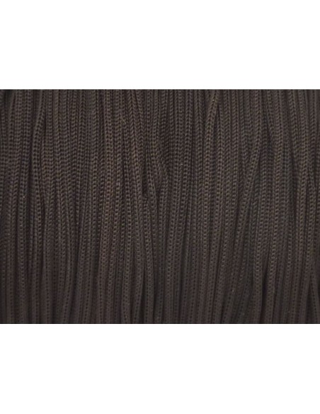 Fil nylon tressé marron foncé 0,8mm