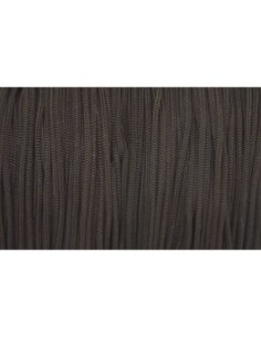 Fil nylon tressé marron foncé 0,8mm 2