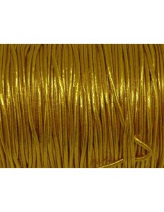 Fil élastique doré 2mm existe en argenté