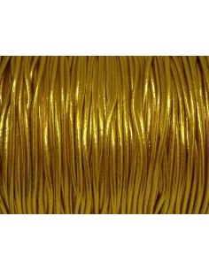 Fil élastique 2mm de couleur doré pour création bracelet 2