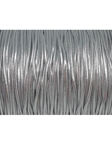 Fil élastique 2mm argenté pour emballage cadeau