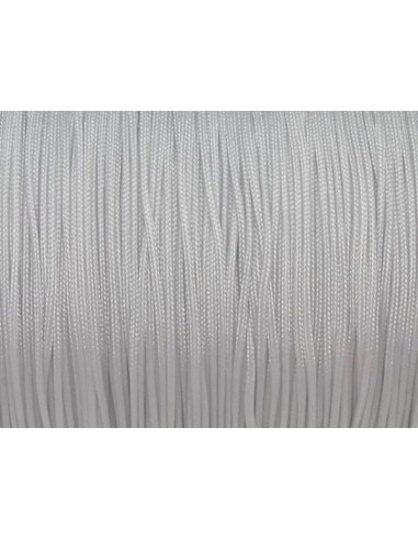 Fil de jade 0,8mm gris très clair pour bracelet d'amitié