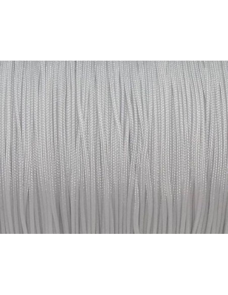 Fil de jade 0,8mm gris très clair pour bracelet d'amitié