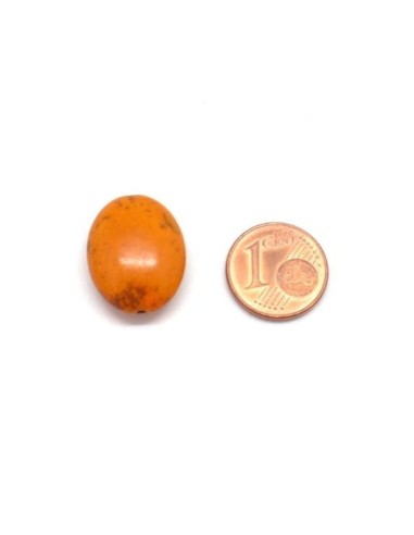 Perle ovale multicolore pour création bijoux pas chère