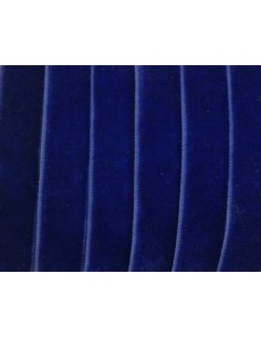 Ruban élastique plat 10mm en velours bleu outremer- Idéal scrapbooking