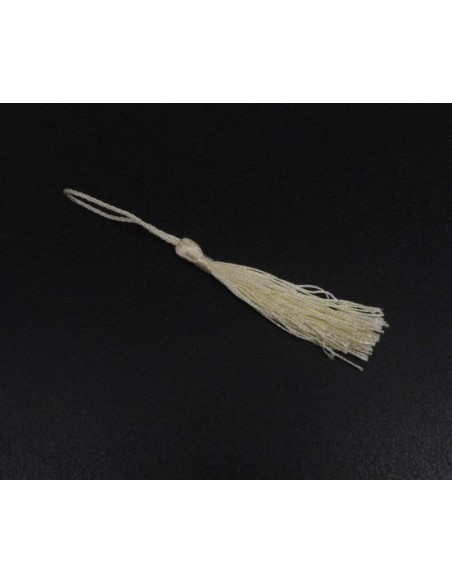 Pompon 10cm jaune pale pas cher