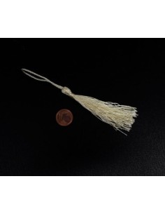 Pompon 10cm jaune pale pas cher 2