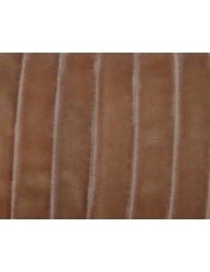 Ruban élastique 10mm en velours marron clair bisque - Idéal couture