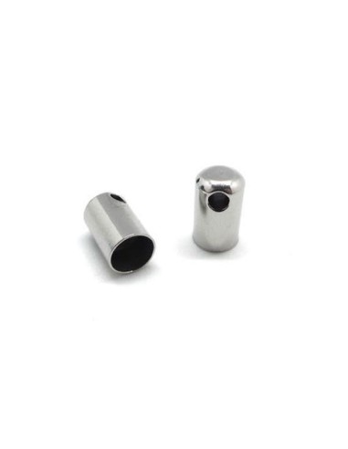 Embout en acier inox pour cuir de 5mm