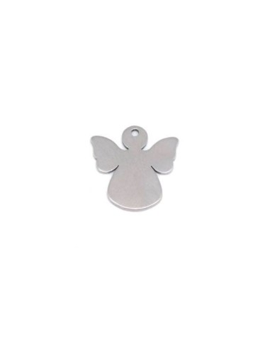 Charm ange argenté en acier inoxydable pour bracelet