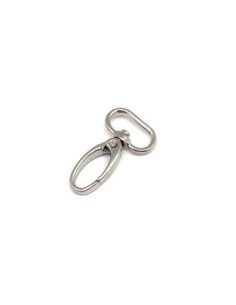 Grand Mousqueton argenté pour anse de sac, porte clé pour lanière de 20mm 2