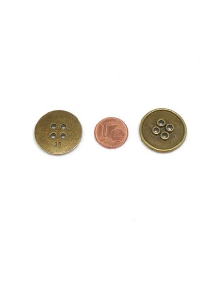 Bouton bronze en métal pour création DIY Bouton bronze en métal pour création DIY