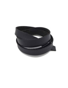 Lanière simili cuir 10mm de couleur noir - Idéal sangle de sac 2