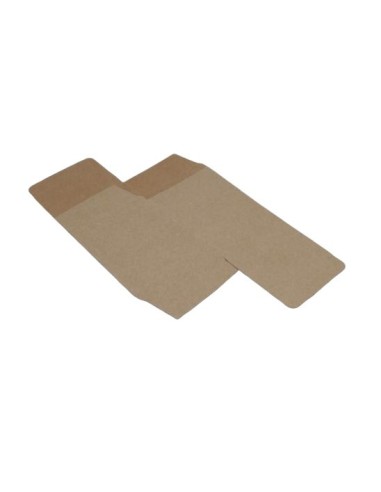 Boite cadeau marron kraft à customiser pas chère 7cm de côté