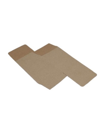 Boite cadeau marron kraft à customiser pas chère 7cm de côté