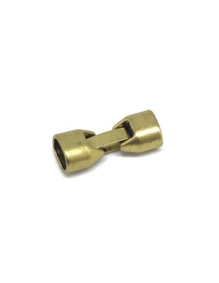 Fermoir clip doré pâle pour gros cordon pas cher Fermoir clip doré pâle pour gros cordon pas cher