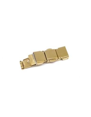 Fermoir griffe pour lanière de 10mm en métal doré