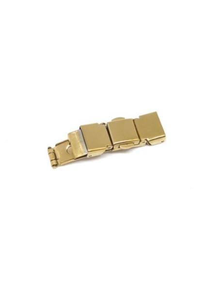 Fermoir griffe pour lanière de 10mm en métal doré