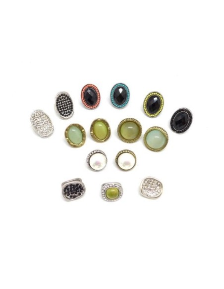 Perle passant à gros trou pas chère avec strass originales pour vos créations DIY