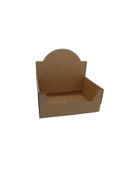Boite présentoir uni kraft marron pas chère taille A