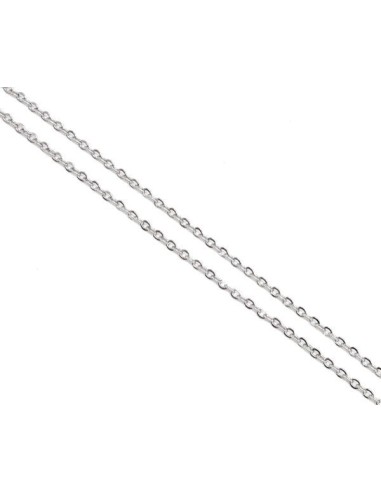 Collier chaîne très fine avec fermoir argenté en acier