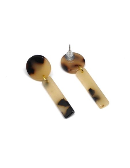 Kit boucles d'oreilles léopard en acier inoxydable doré pas cher