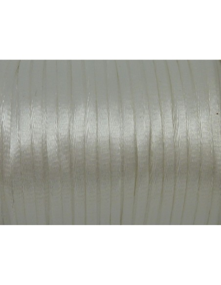 Cordon queue de rat 2mm blanc