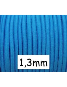 Elastique rond bleu vif pour masque