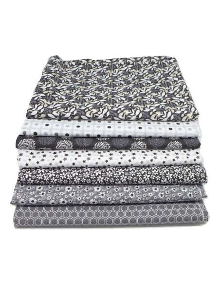 Tissu coton pour patch pas cher, divers motifs