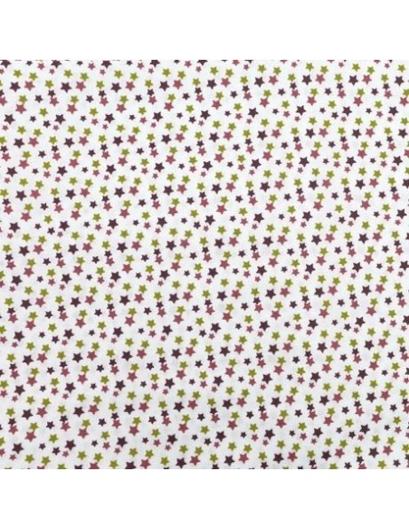 Tissu  à étoiles en coton pas cher