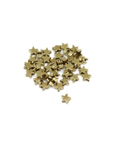 Petites perles étoiles doré pour bracelet