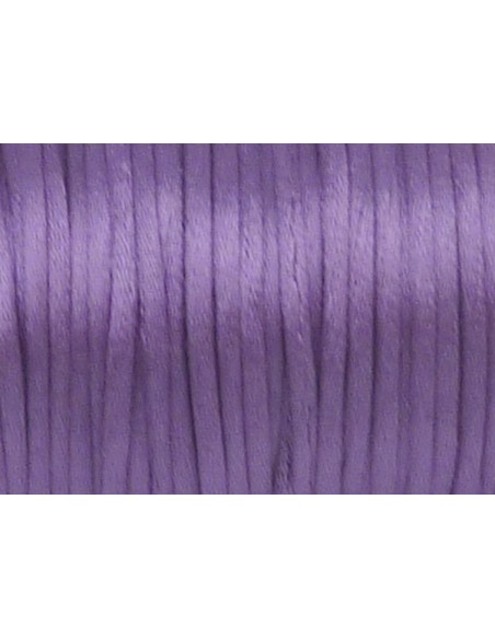 5m Cordon Queue de rat, Ficelle chinoise parme, violine 2mm