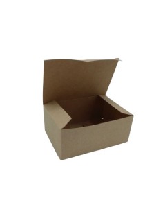 Boite cadeau marron havane à customiser pas chère 12cm sur 8cm 2