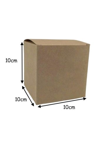Boite cadeau personnalisable en forme de cube pas chère 10cmx10cmx10cm