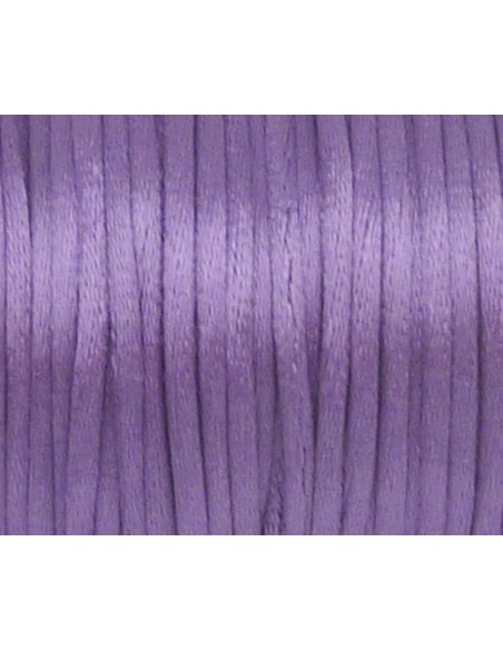 5m Cordon Queue de rat, Ficelle chinoise parme, violine 2mm