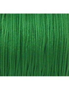 Fil nylon tressé plat 1mm vert
