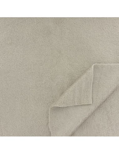 Tissus éponge de bambou beige gris grège OEKOTEX