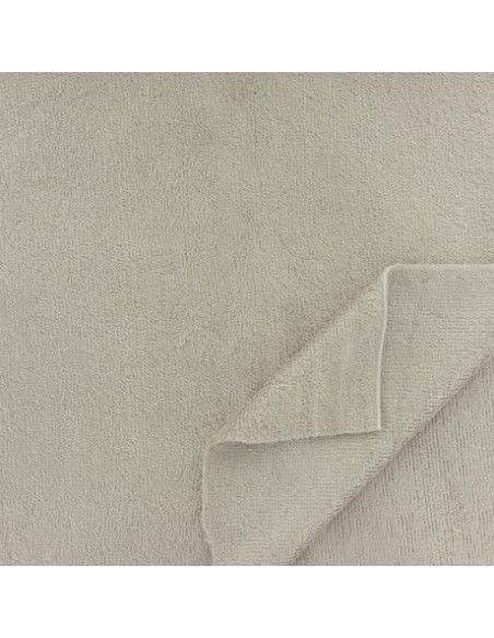 Tissus éponge de bambou beige gris grège OEKOTEX