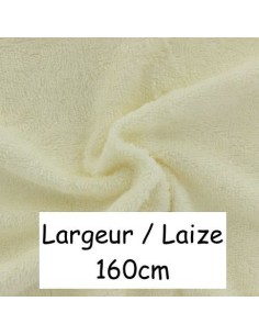Tissus éponge de bambou écru pour lingette démaquillante
