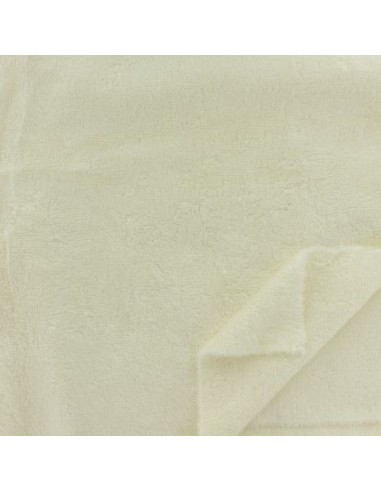 Tissus éponge de bambou écru pas cher - vendu par 20cm