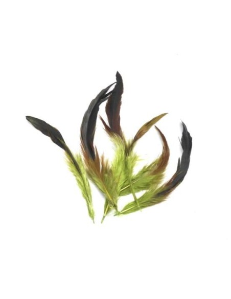 Plume vert olive pour décoration mariage