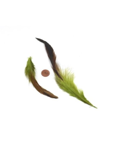 Plume vert olive pas chère pour customisation