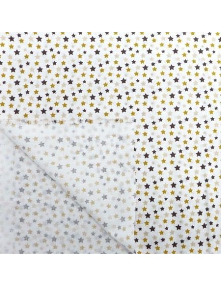 Tissu étoile en coton pas cher